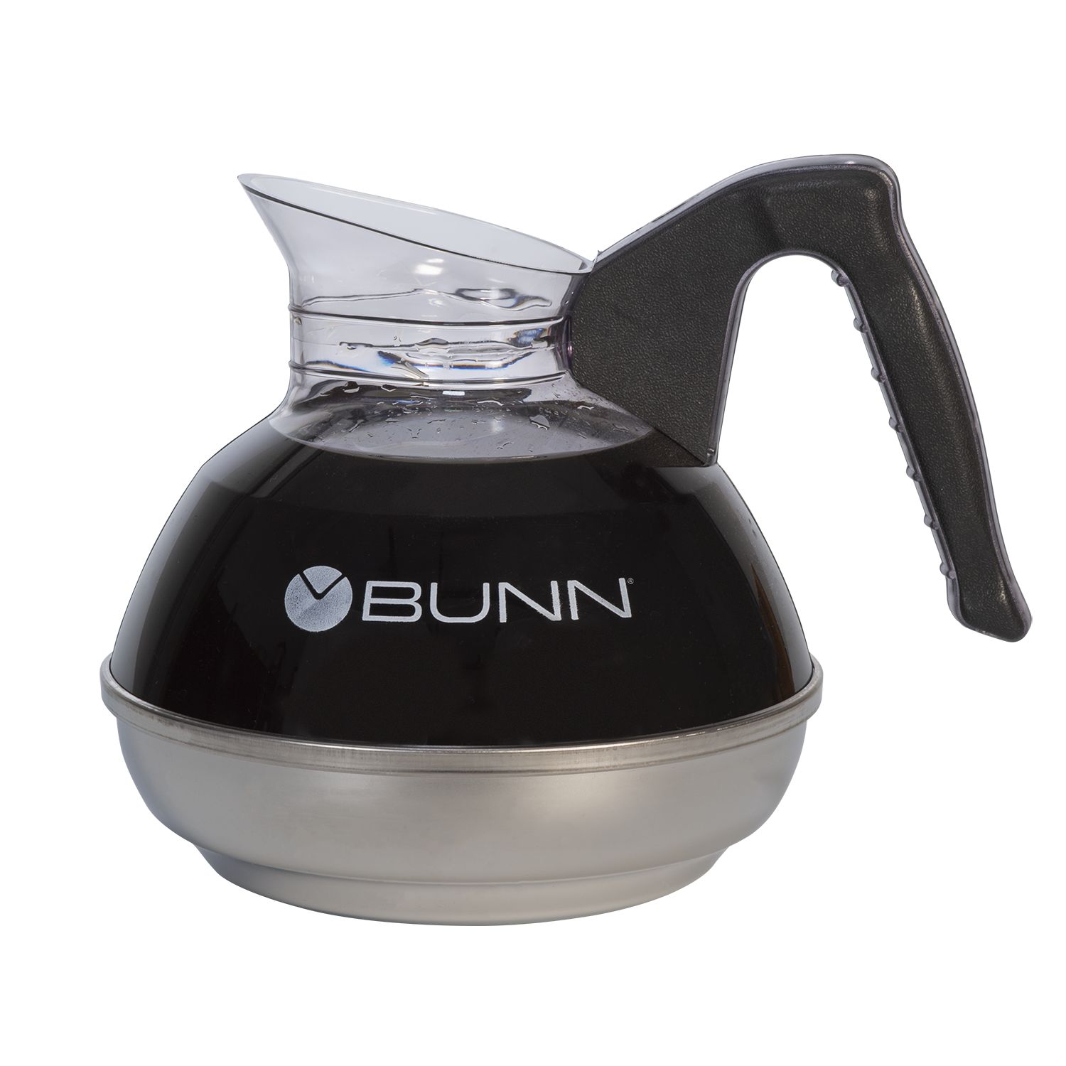 Bunn 11402.0001 WL2 Stainless Steel Low Profile Step Up Decanter