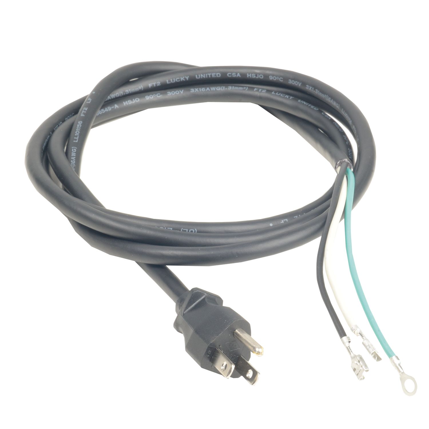 POWER CORD ASSY, 16/3HSJO15P 84 Electric/Electronic BUNN
