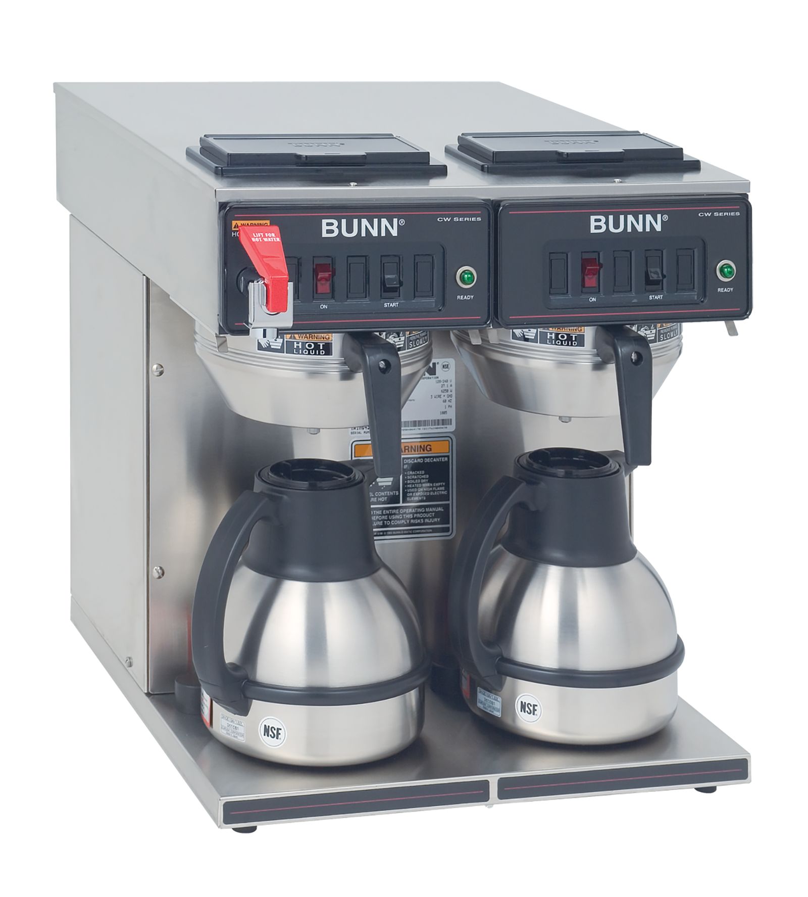 Bunn 23001.0069 CWTF-TC DV Automatic Thermal Carafe Coffee Brewer - Dual  Voltage