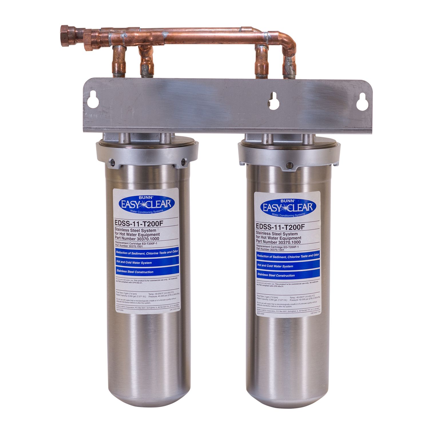 DUAL EDSS-11-T200F System - Water Filters - BUNN Commercial Site