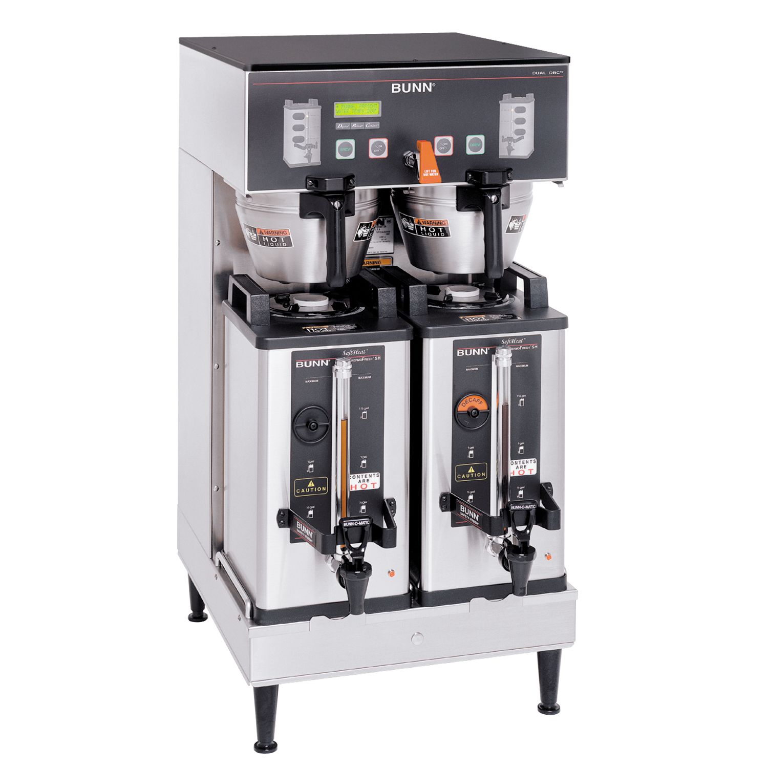 BUNN DUAL SH DBC Commercial Coffee Brewer 2015 Model server 33500