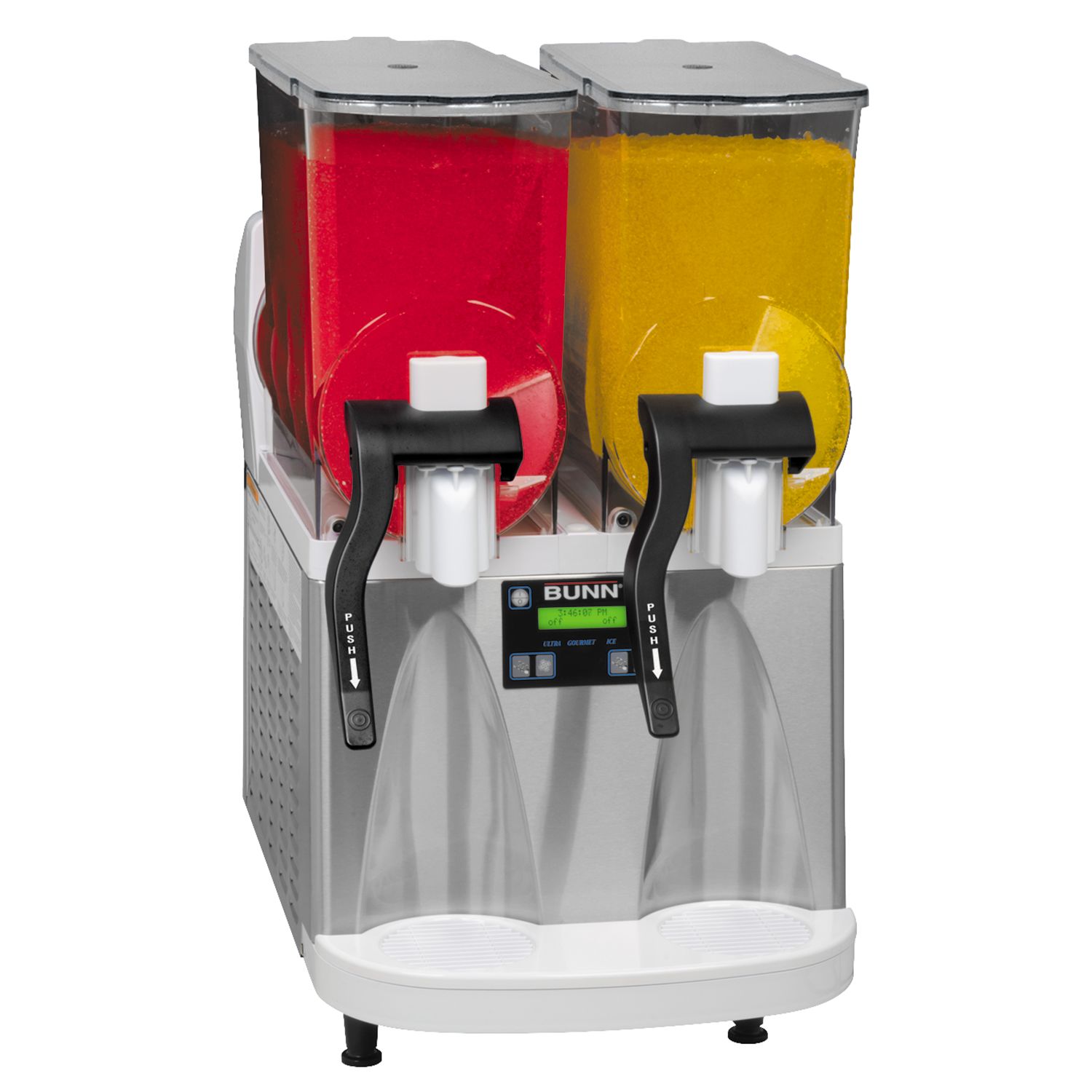 Ultra2 HP White/Stainless, Manual Fill Frozen Granita/Slushy BUNN