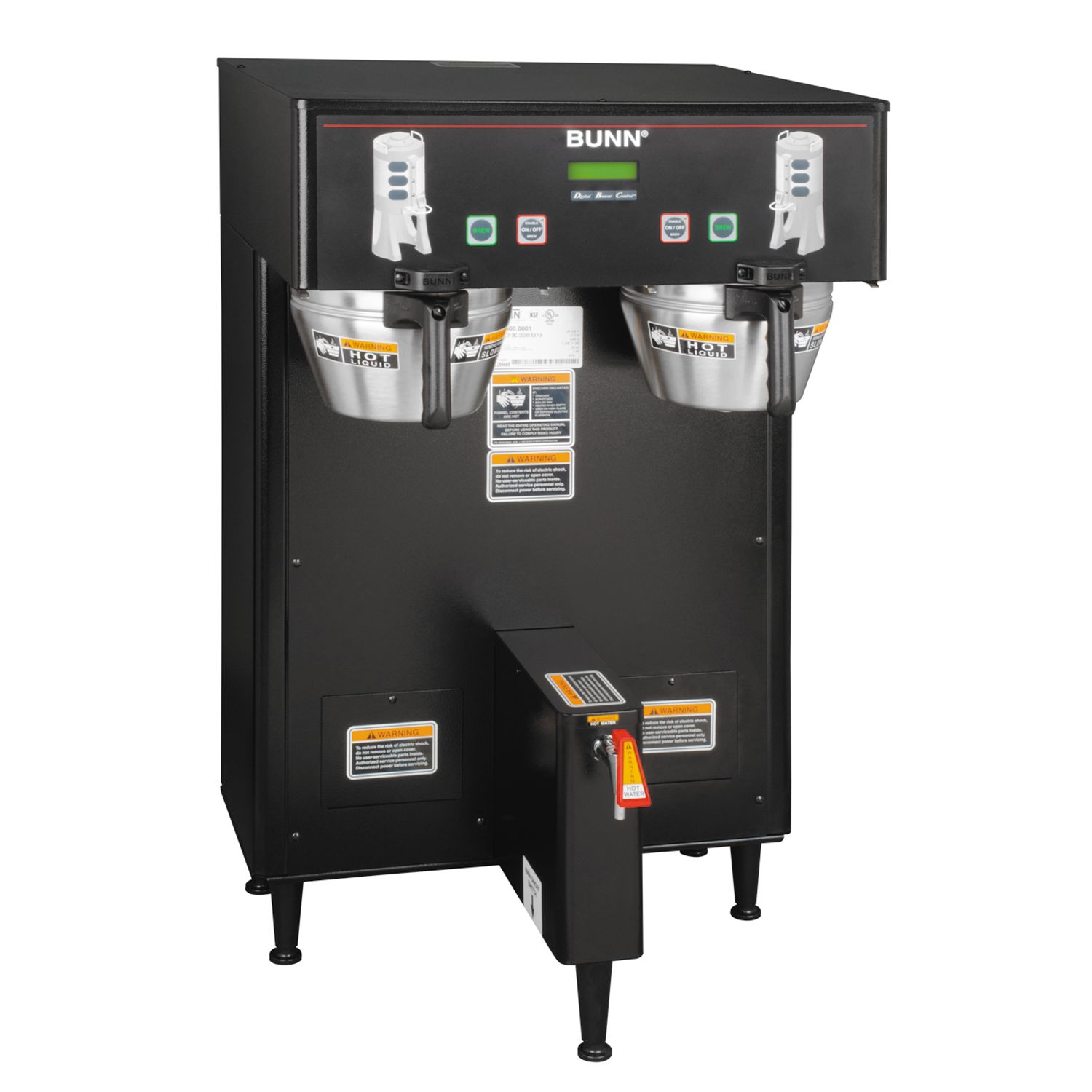 BUNN – AXIOM Twin Air Pot Coffee Brewer w/Stainless Steel Funnel - MB Food  Equipment