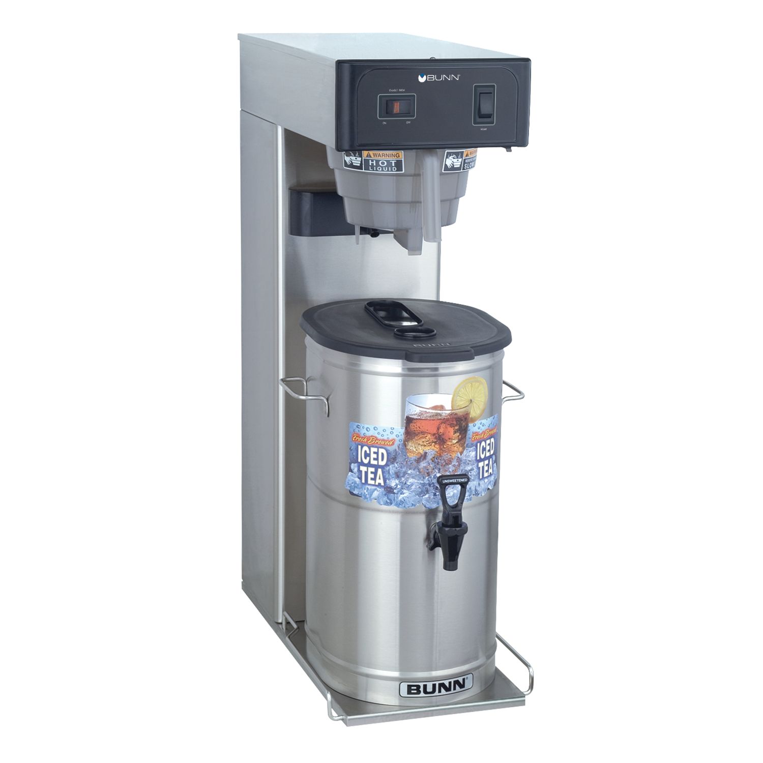 Bunn 34100.0003 TDO-5 5 Gallon Iced Tea Dispenser with Brew-Through Lid