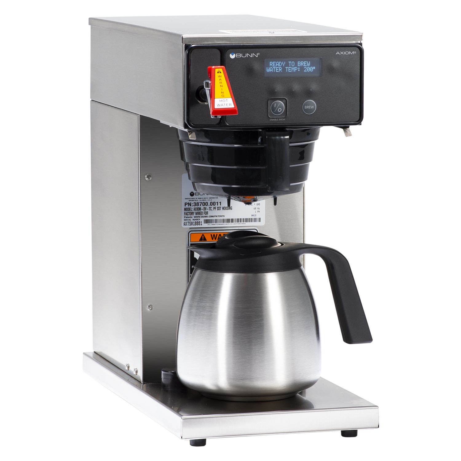 Bunn 40163.0000 Thermal Coffee Carafe Stainless Steel Professional