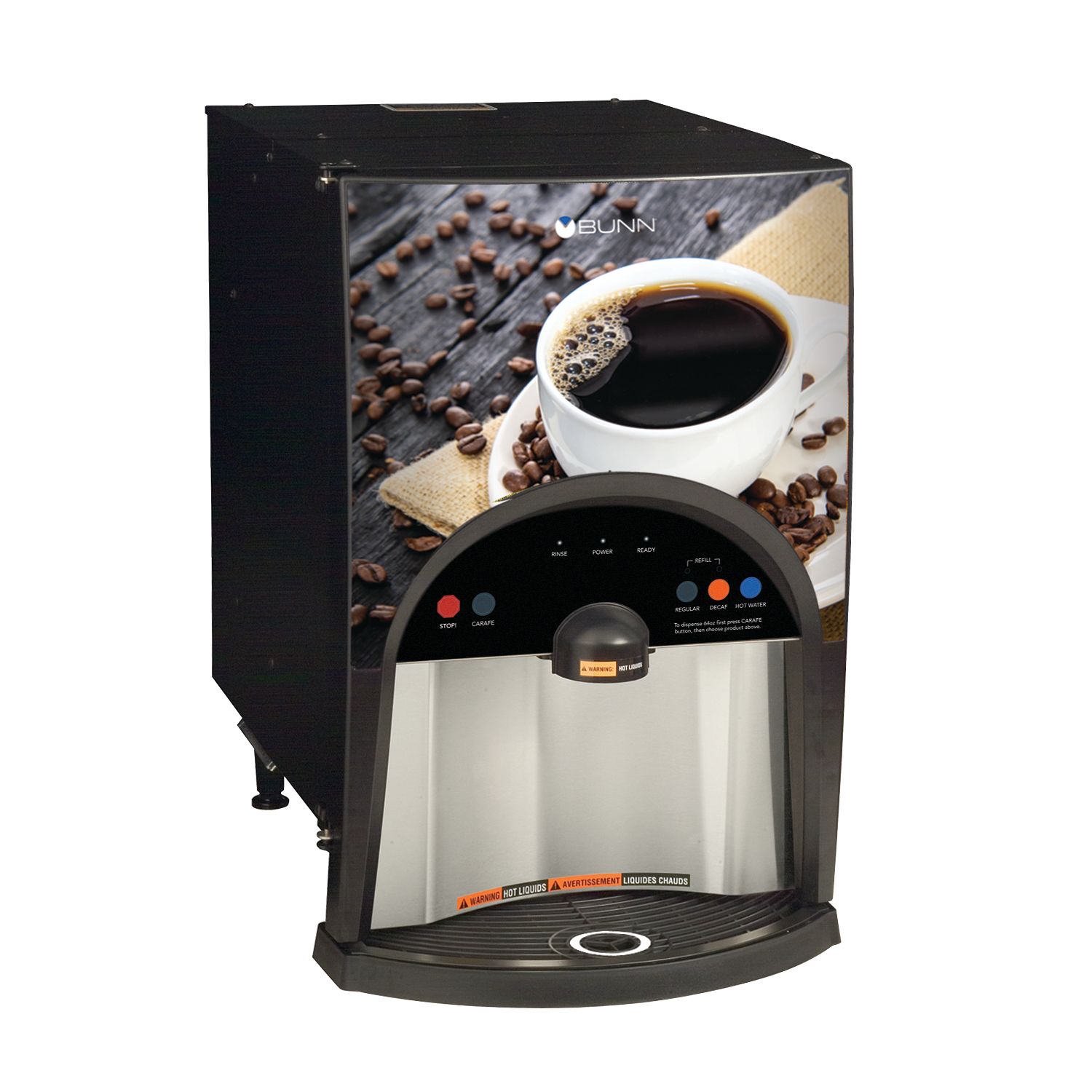 Bunn LCA-2 PC Ambient Liquid Coffee Dispenser with Portion Control Dual  Head - Kitchen Guys