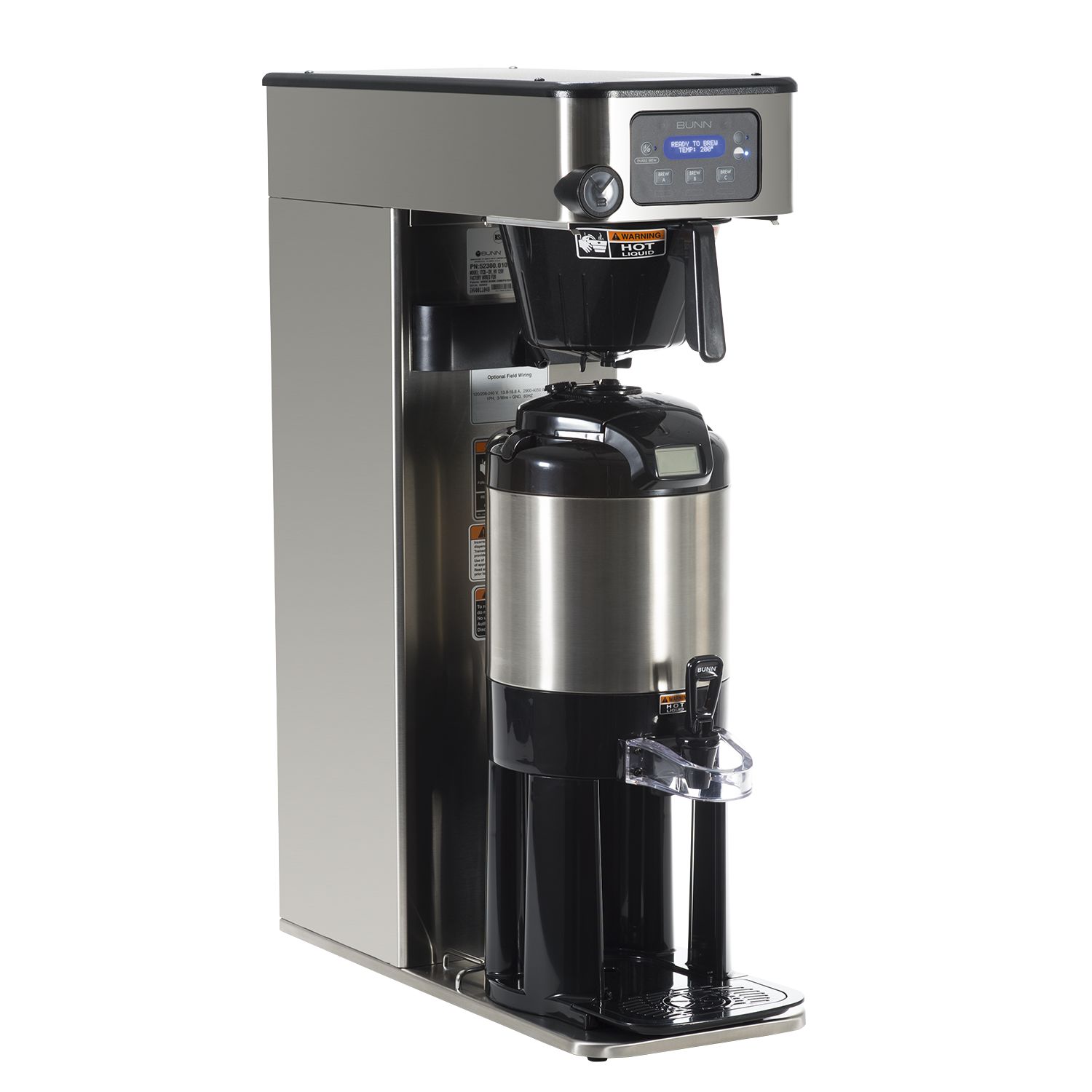 ITBA, 220V Dual Dilution/Dual Sweetener - Iced Tea - BUNN Commercial Site