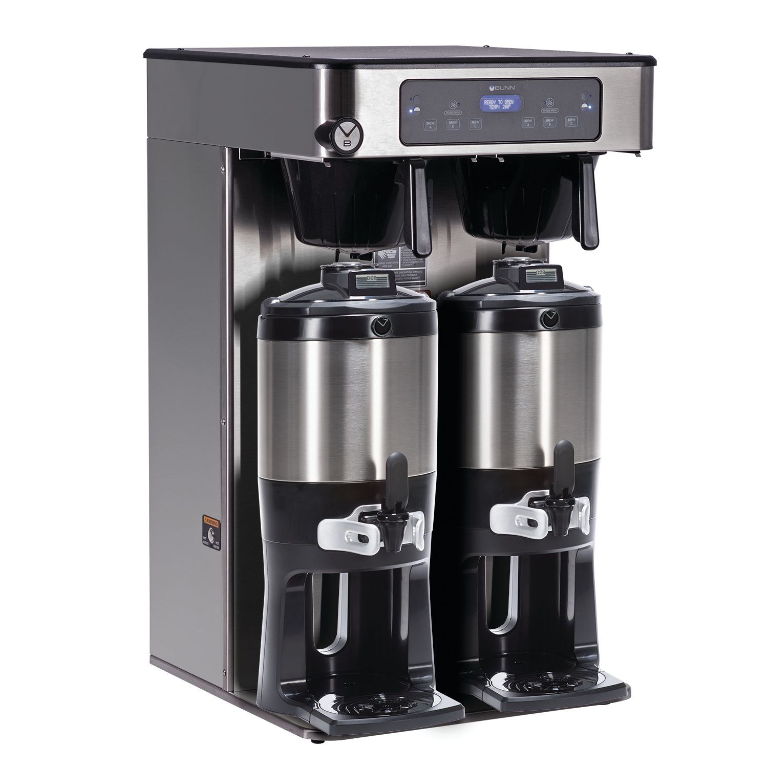 ICB Twin Tall, 120/240V Stainless Steel - Coffee - BUNN Commercial 