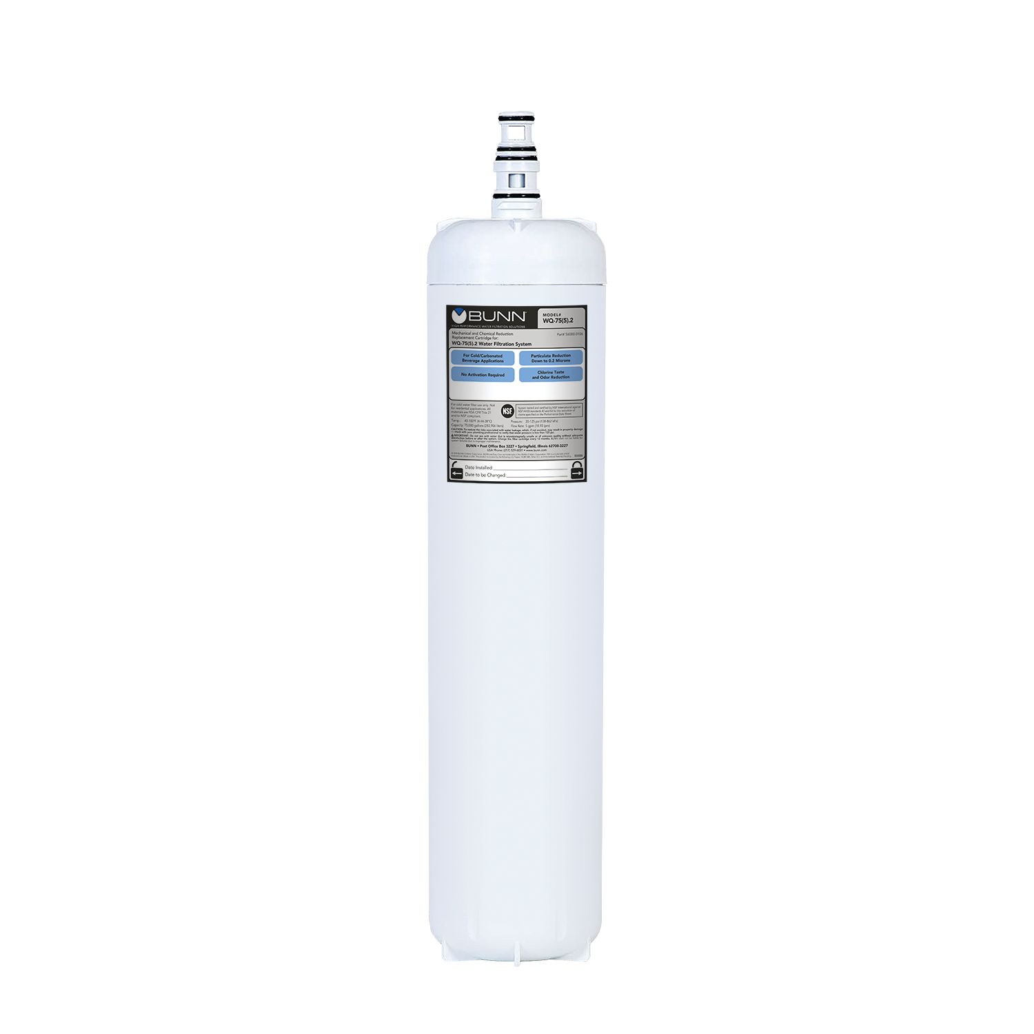 WQ-75(5).2 CARTRIDGE - Water Filters - BUNN Commercial Site