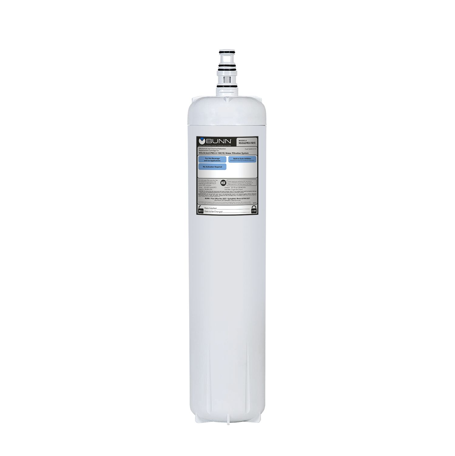 WQ-SCALE-PRO.X-150(15) CARTRIDGE - Water Filters - BUNN 